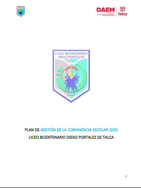 PLAN DE GESTIÓN DE LA CONVIVENCIA ESCOLAR