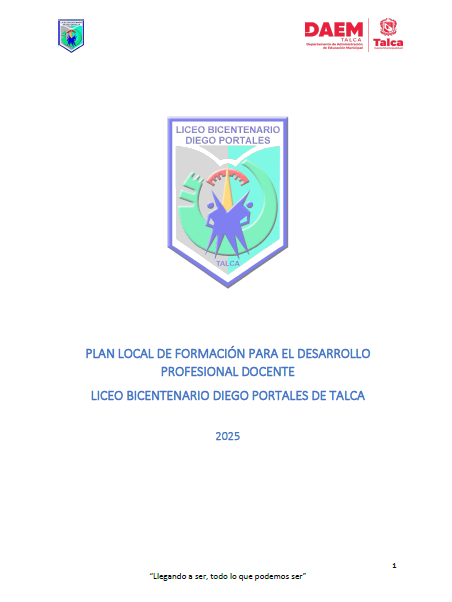 PLAN LOCAL DE FORMACIÓN PARA EL DESARROLLO PROFESIONAL DOCENTE